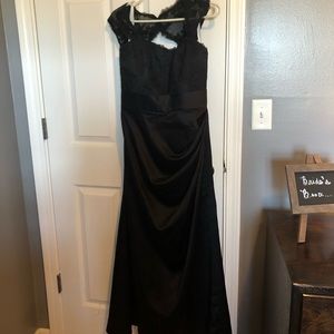 Long black formal dress